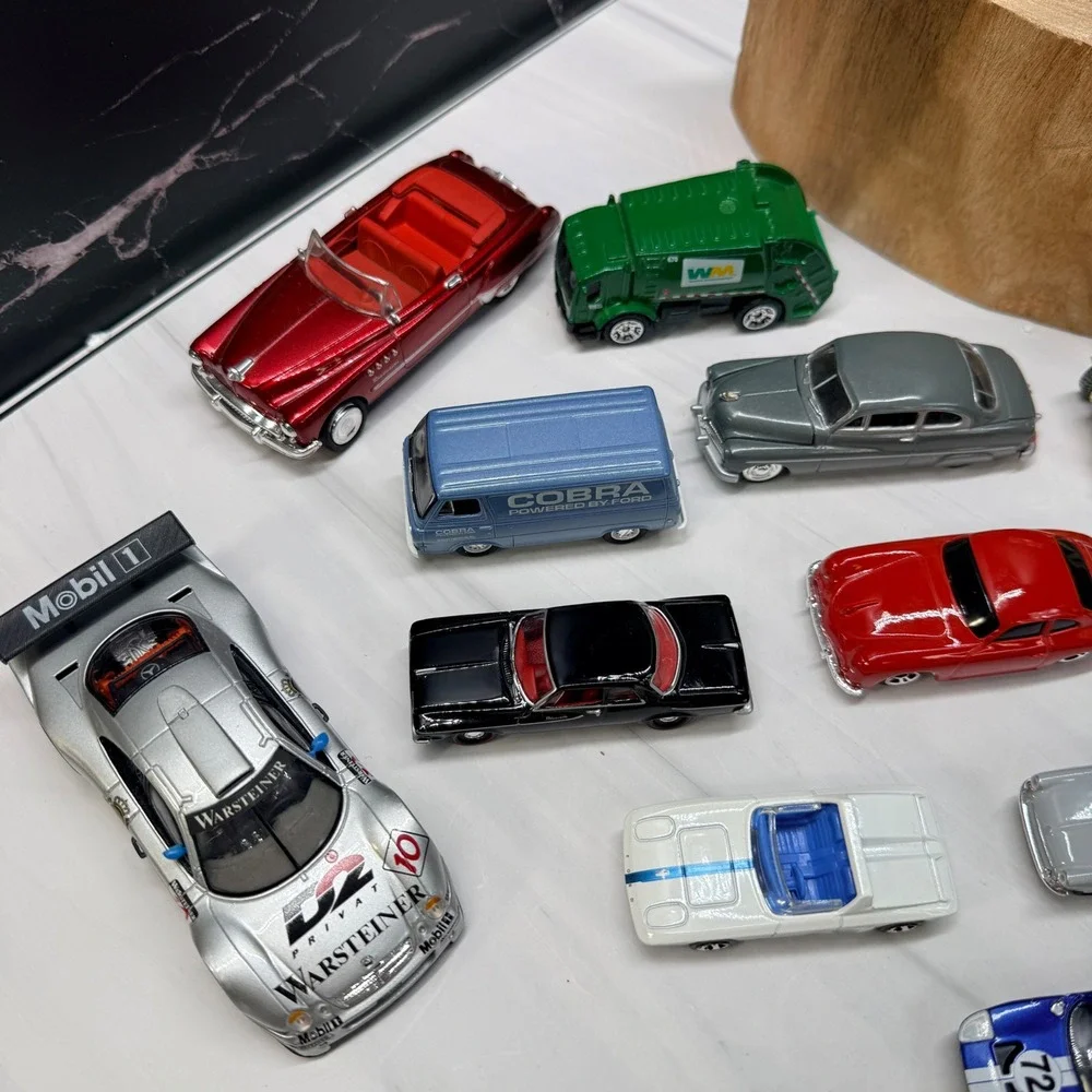 Mixed Diecast Car Lot 20pc Mercedes Porsche Ford Coca-Cola Vintage Models